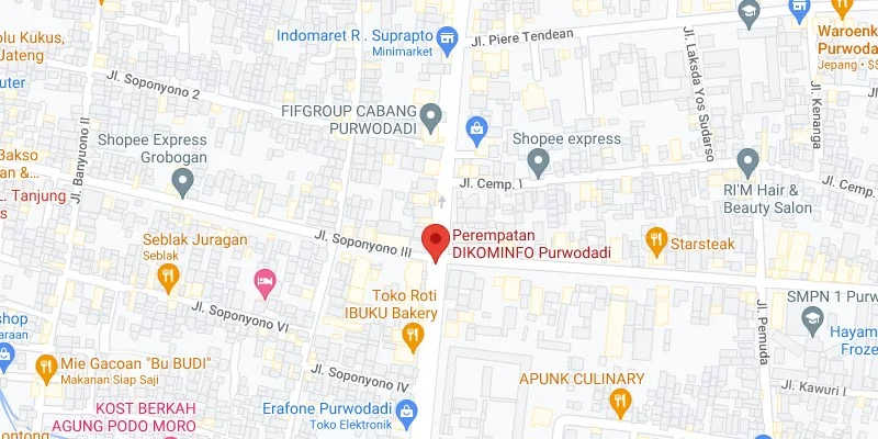 4. Perempatan Dikominfo