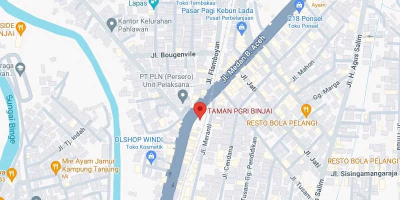 4. Sekitar Taman PGRI Binjai