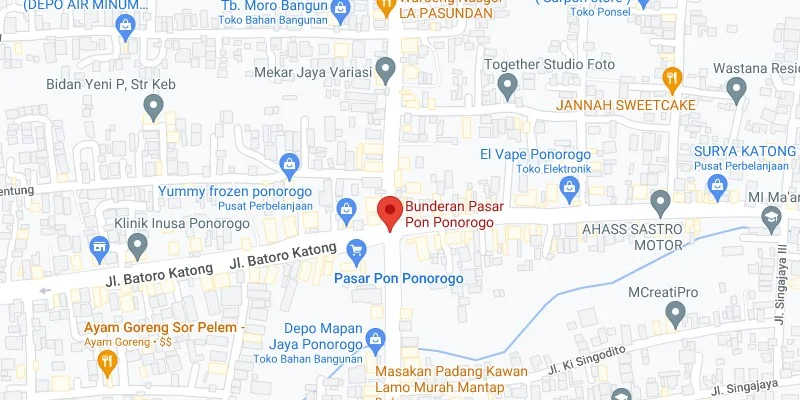 5. Bunderan Pasar Pon Ponorogo