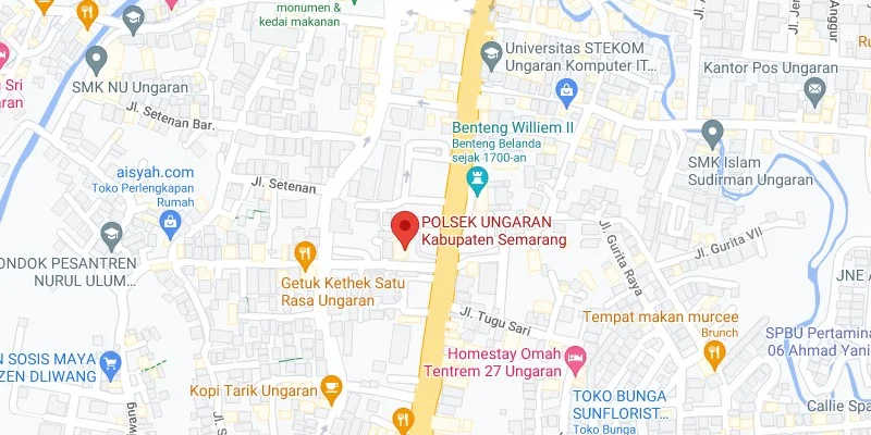 5. Depan Polsek Ungaran