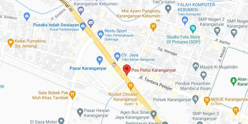 5. Simpang Pos Polisi Karanganyar