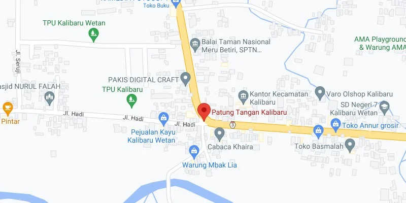 6. Patung Tangan Kalibaru