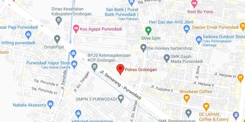 7. Lampu Merah Dekat Polres Grobogan