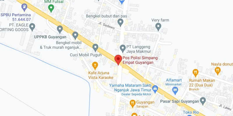 7. Pos Polisi Simpang Empat Guyangan