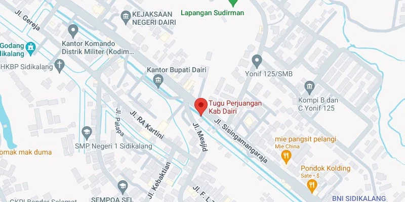 7. Tugu Perjuangan Kab. Dairi