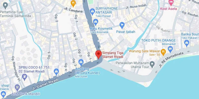 1. Simpang Tiga Slamet Riyadi