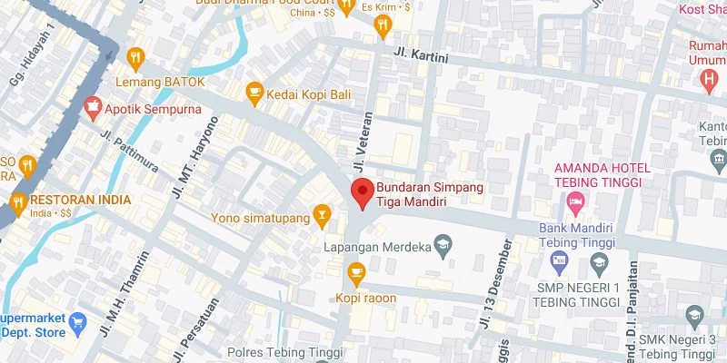 3. Bundaran Simpang Tiga Mandiri