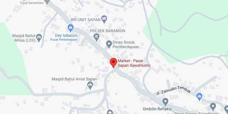 5. Sekitar Pasar Sapan Sawahlunto