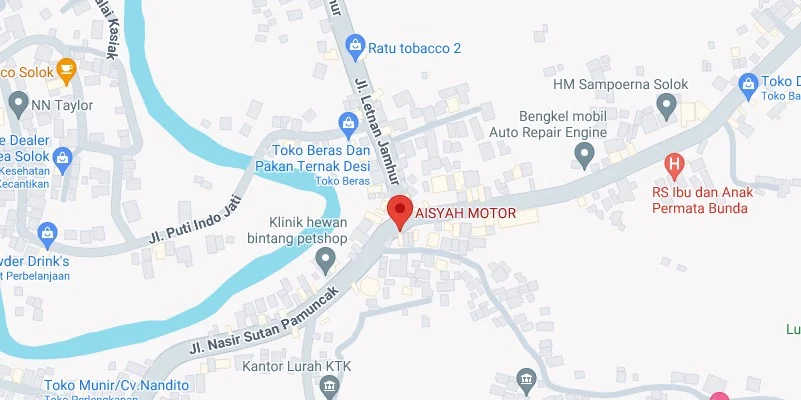 6. Pertigaan Aisyah Motor