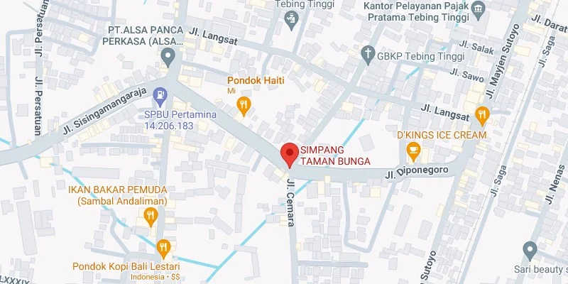 6. Simpang Taman Bunga