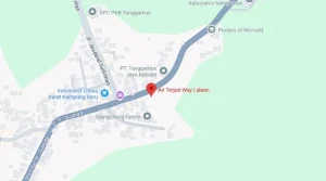 Titik Billboard Tanggamus Dekat Kawasan Wisata Way Lalaan