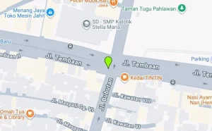 Titik billboard surabaya Jalan Tembaan