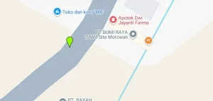 TITIK BILLBOARD MOLOWALI PT Bumi Raya Luwu