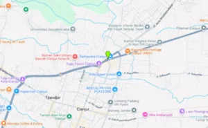 Lokasi Billboard Cianjur Jl. Aria Wiratanudatar