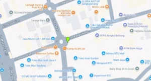 Lokasi Billboard Pangkal Pinang Jl. Pasar Ikan