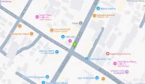 Lokasi Baliho Berau Jl. Gajah Mada