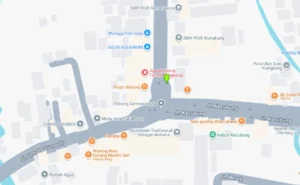 Lokasi Baliho Klungkung Jl. Flamboyan