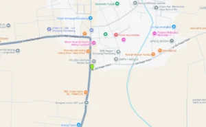 Lokasi Baliho Mesuji Jl. ZA Pagar Alam