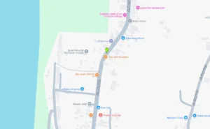 Lokasi Baliho Pesisir Barat Jl. Merdeka