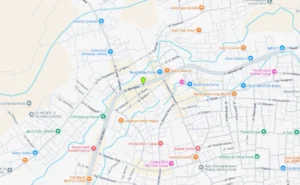 Lokasi Baliho Rejang Lebong Jl. Merdeka