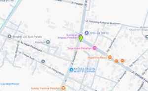 Lokasi Baliho Tanah Laut Jl. Muslimin