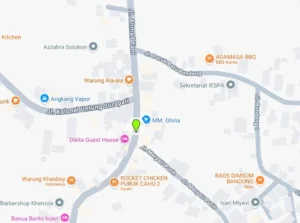 Lokasi Videotron Jl. Ahmad Yani