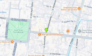 Lokasi Videotron Jl. Balaikambang