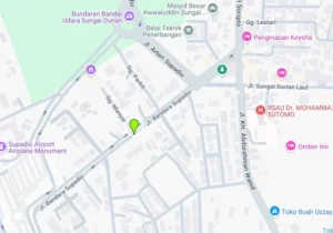 Lokasi Videotron Jl. Bandara Supadio