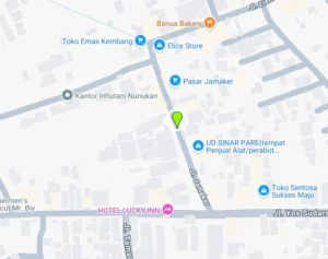 Lokasi Videotron Jl. Jamaker