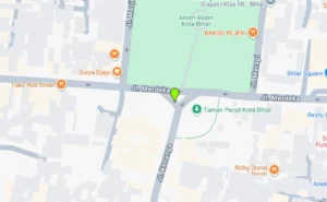 Lokasi Videotron Jl. Kenanga