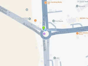 Lokasi Videotron Jl. Lintas Sumatera