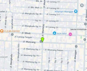 Lokasi Videotron Jl. Mantang