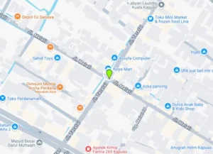 Lokasi Videotron Jl. Melati