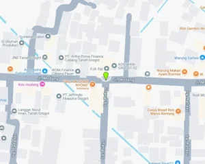 Lokasi Videotron Jl. Modang