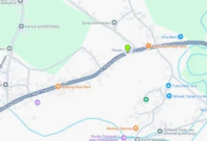 Lokasi Videotron Jl. Moh. Yamin