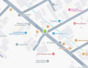 Lokasi Videotron Jl. P. Samudera