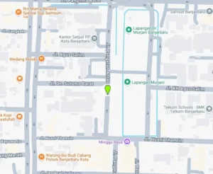 Lokasi Videotron Jl. Pangeran Antasari