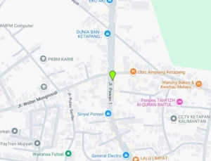 Lokasi Videotron Jl. Pawan 1