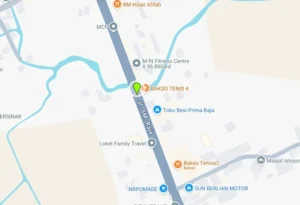 Lokasi Videotron Jl. SM. Raja