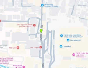 Lokasi Videotron Jl. Simpang Ulin