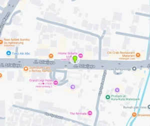 Lokasi Videotron Jl. Sriwijaya