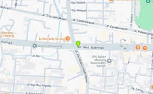 Lokasi Videotron Jl. Sudirman