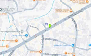 Lokasi Videotron Jl. Sultan Agung