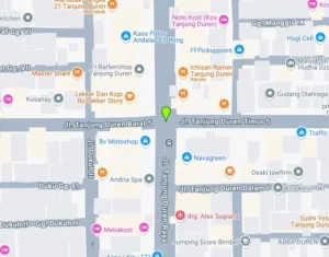 Lokasi Videotron Jl. Tanjung Duren Raya