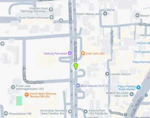 Lokasi Videotron Jl. Universitas