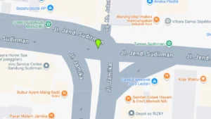 Lokasi Billboard Jl. Jend. Sudirman