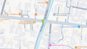 Lokasi Billboard Jl. Jingga