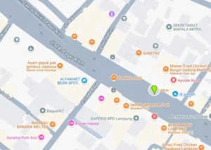 Lokasi Videotron Jl. ZA. Pagar Alam