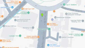 Lokasi Baliho Jl. Diponegoro