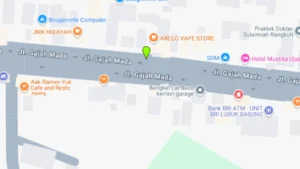 Lokasi Baliho Jl. Gajah Mada